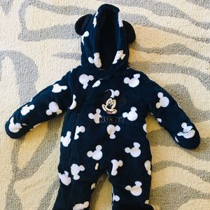 Disney Mickey Mouse Winter Fleece Snow Suit
